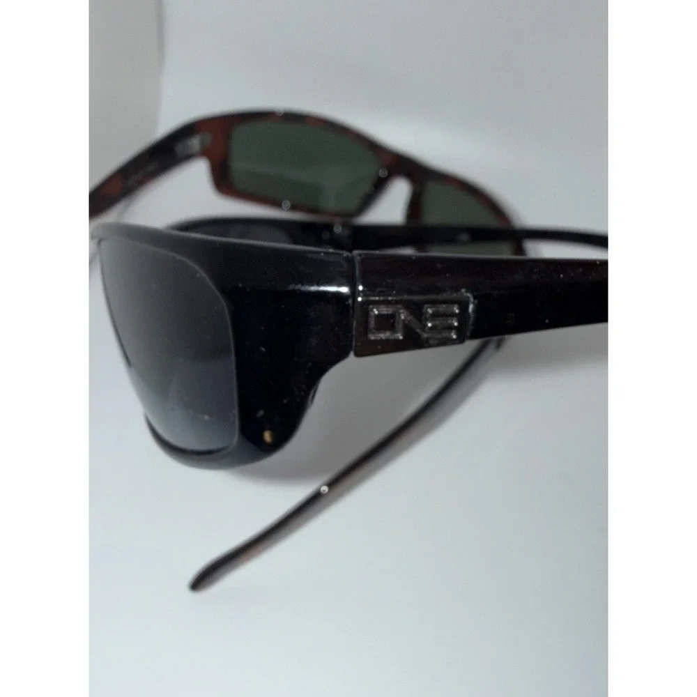 2 pairs ONE by Optic Nerve Authentic Sunglasses Polarized Wrap-Fourteener &Black